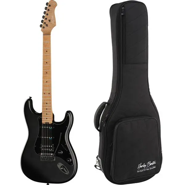 Zertifiziert Harley Benton ST-Modern Plus HSS SBK w/Safe