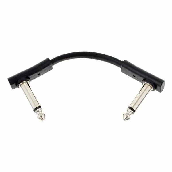 Kostenloser Versand Rockboard Flat Patch Cable Black 5 cm