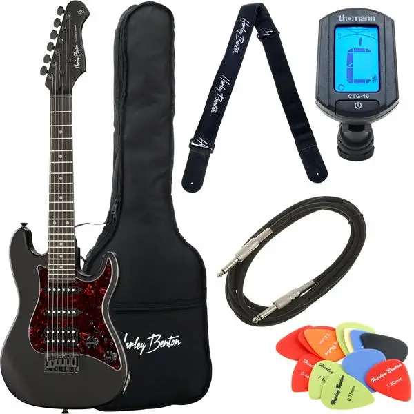 Abverkauf Harley Benton ST-Junior HSS SBK Bundle