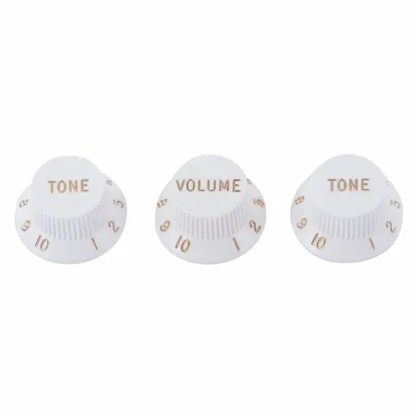 Nur Heute Fender Volume & Tone Original Stratocaster Potikopf Set weiß