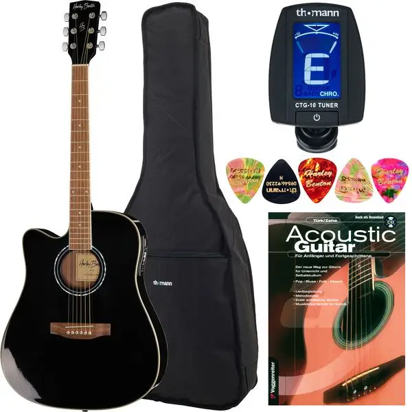 Wochenendangebot Harley Benton D-120CE-LH BK Bundle